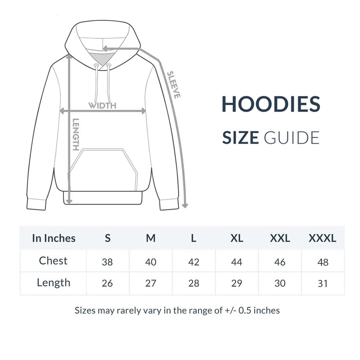 Hoodie for Men/Women | Unisex Fit Cotton Fleece | Graphic Printed Pullover Hooded Sweatshirt - HOPU-DFRNT1-NVY-M NAVYBLUE