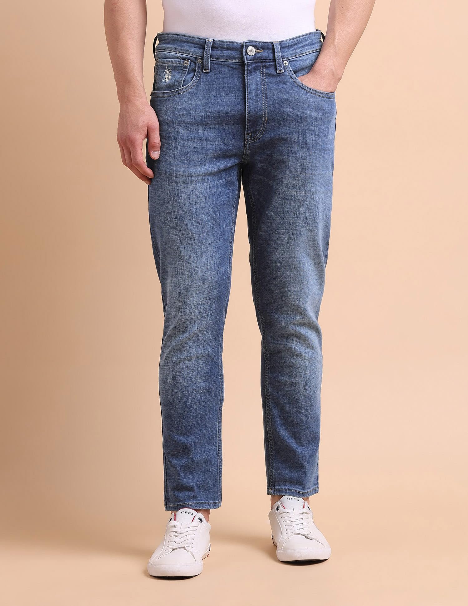 Denim Jeans for Men, Comfort Fit Men Jeans for Office & Regular Wear - 36, Blue