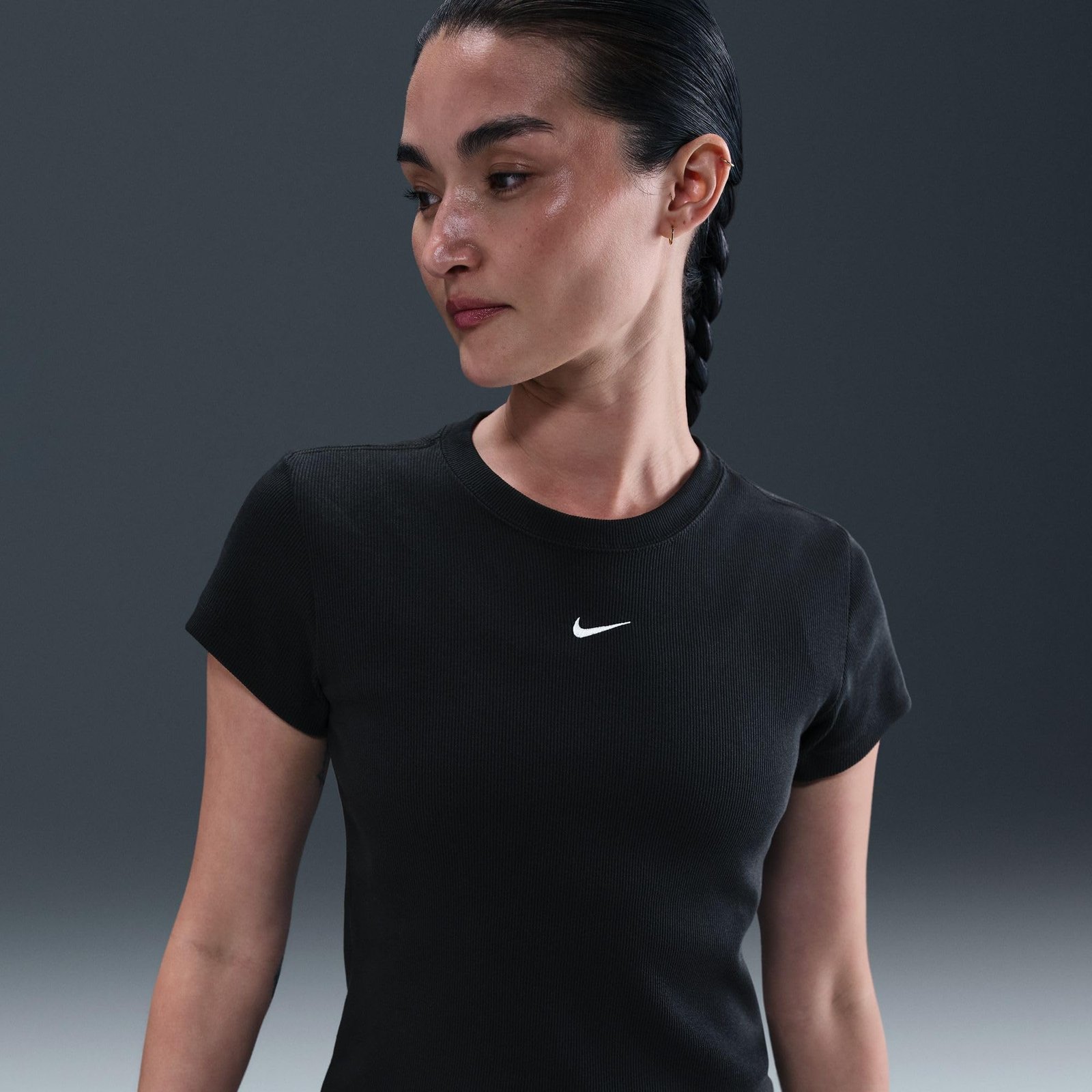 Womens Slim Fit Sportswear T-Shirt