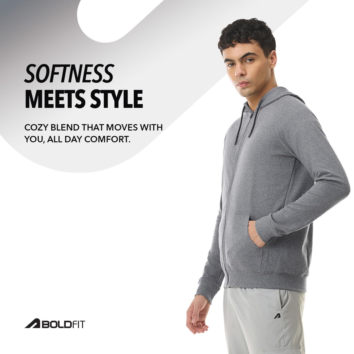 Hoodies for Men Full Zipper Jacket for Men & Boys Fleece Hoodie for Man Winter Jackets Thermal Insulation Mens Jacket Zipper WinterWear Hoodies for Boys Winter Grey XXL