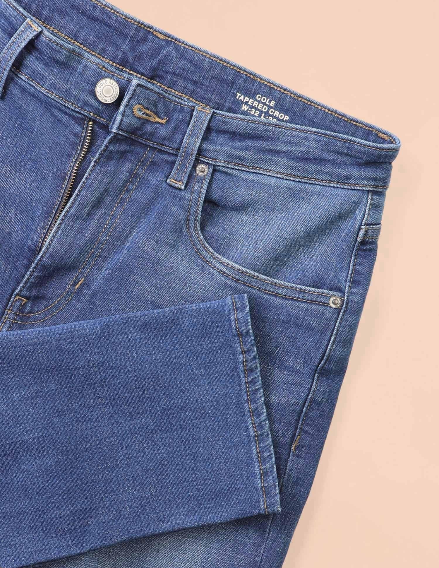 Denim Jeans for Men, Comfort Fit Men Jeans for Office & Regular Wear - 36, Blue